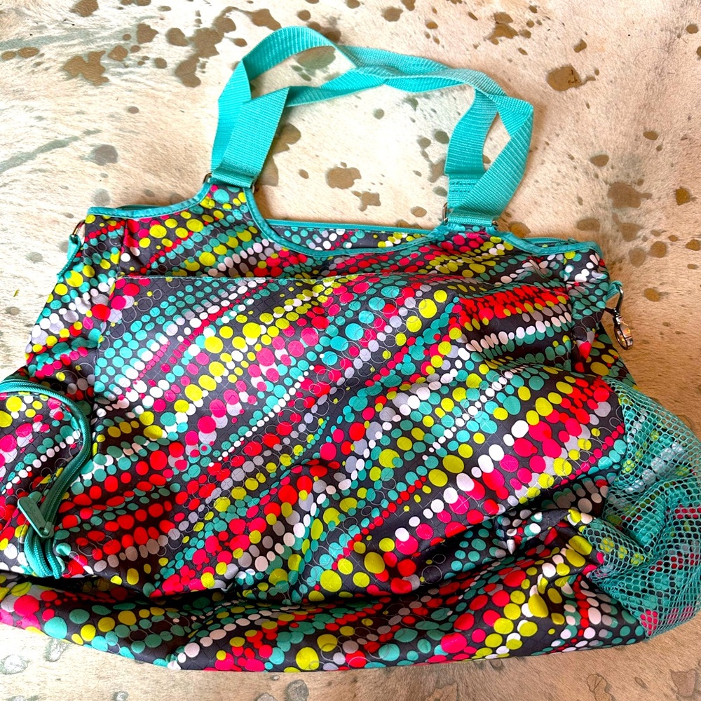 Thirty One Graffiti Dot Bag All Pro Tote - Picture 1 of 3
